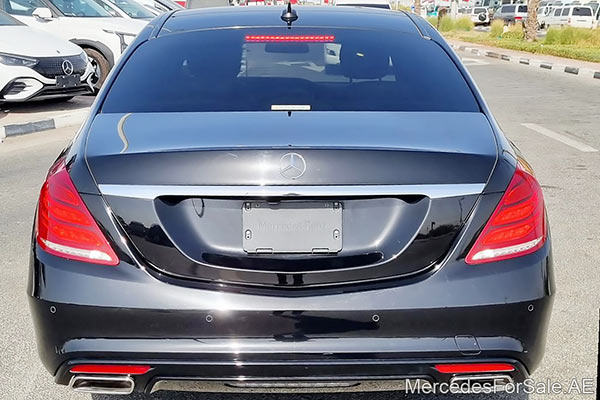 black 2017 Mercedes s400