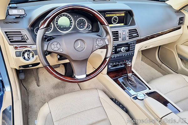 blue 2011 Mercedes e350