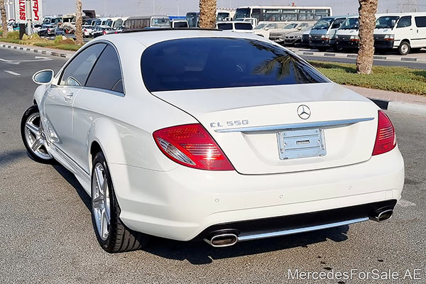 white 2007 Mercedes cl550