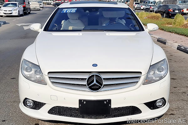 white 2007 Mercedes cl550