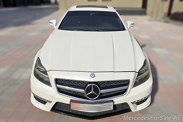 Image of a pre-owned 2013 white Mercedes-Benz Cls63 car