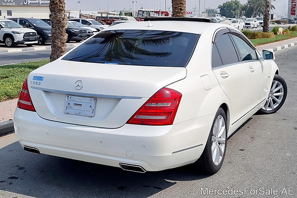 white 2012 Mercedes s350