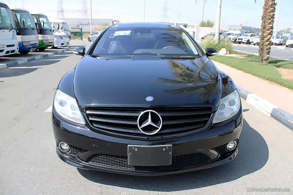 Image of a pre-owned 2008 black Mercedes-Benz Cl550 car