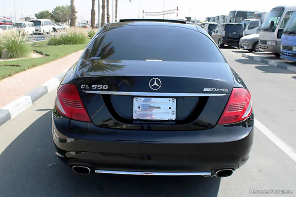 black 2008 Mercedes cl550