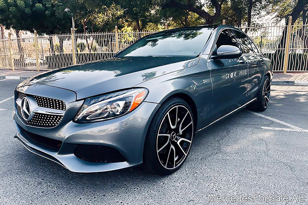 grey 2017 Mercedes c300