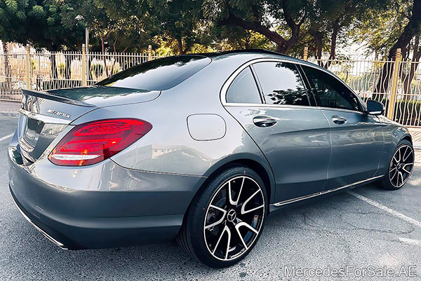 grey 2017 Mercedes c300