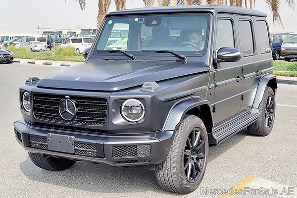 Image of a pre-owned 2020 black Mercedes-Benz G550 car