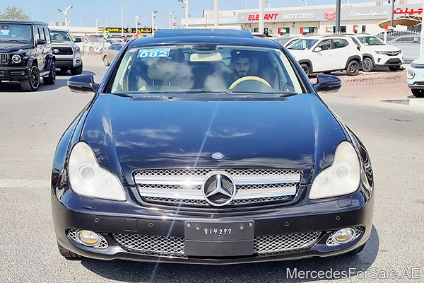 Image of a pre-owned 2008 black Mercedes-Benz Cls350 car