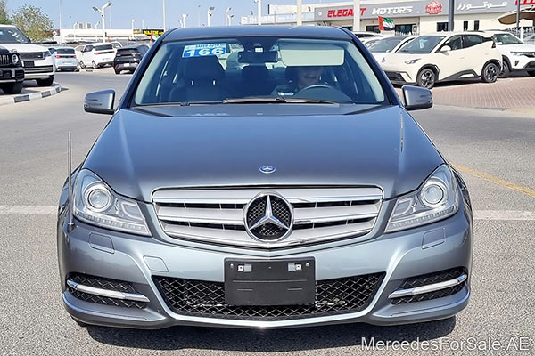 Image of a pre-owned 2012 silver Mercedes-Benz C350 car