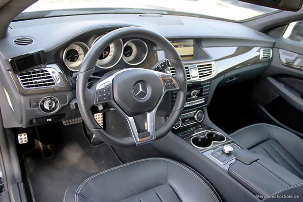 black 2012 Mercedes cls350