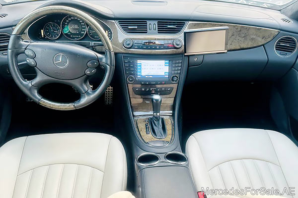 white 2008 Mercedes cls350