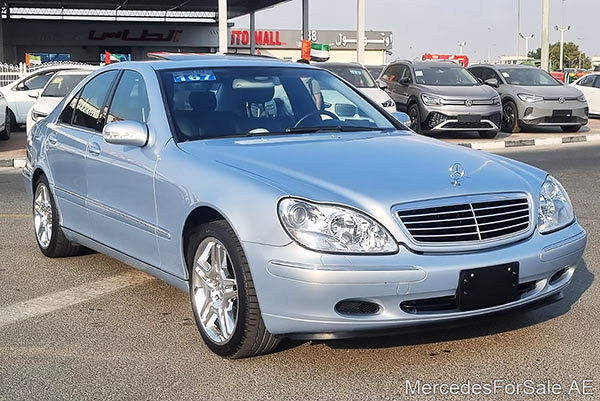 silver 2001 Mercedes s320