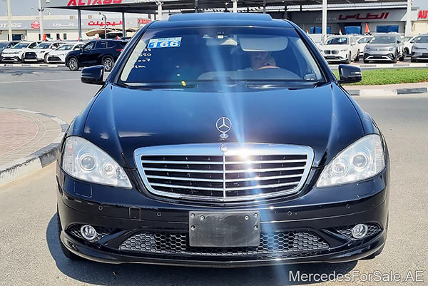 black 2007 Mercedes s550