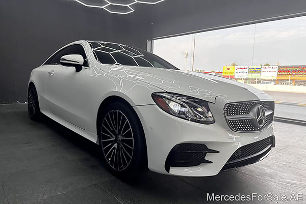 white 2019 Mercedes e450