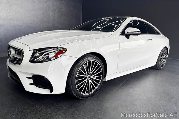 white 2019 Mercedes e450