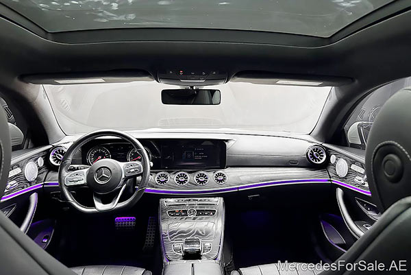 white 2019 Mercedes e450