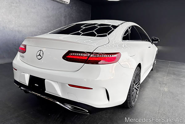 white 2019 Mercedes e450