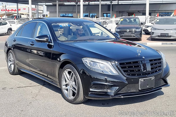 black 2015 Mercedes s550