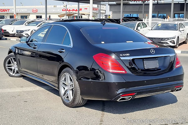 black 2015 Mercedes s550