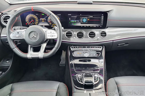 white 2019 Mercedes e53