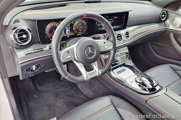 white 2019 Mercedes e53