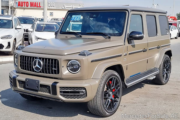 Image of a pre-owned 2021 brown Mercedes-Benz G63 car