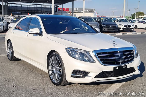 white 2015 Mercedes s550