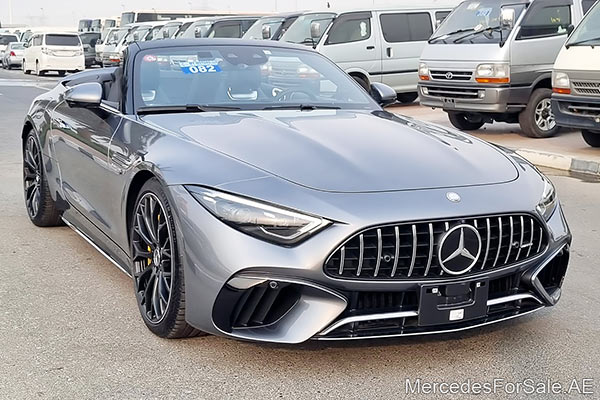 Image of a pre-owned 2023 grey Mercedes-Benz Sl63 car