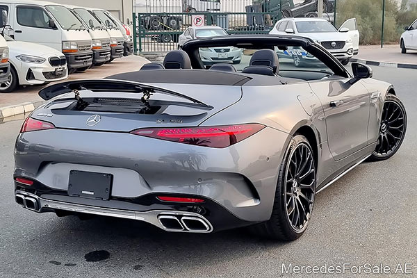 grey 2023 Mercedes sl63