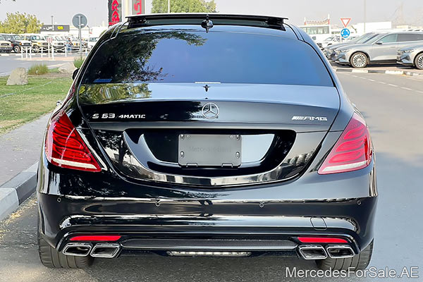 black 2015 Mercedes s63