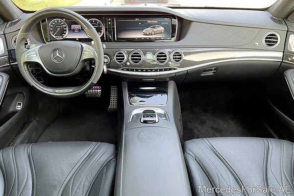 black 2015 Mercedes s63