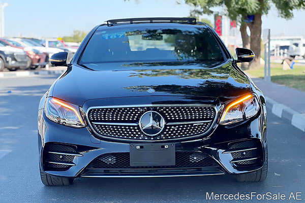 Image of a pre-owned 2017 black Mercedes-Benz E43 car