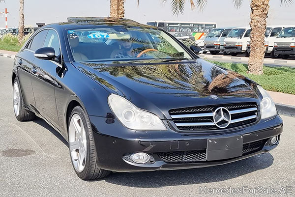 Image of a pre-owned 2007 black Mercedes-Benz Cls550 car