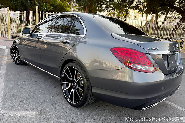 grey 2018 Mercedes c300