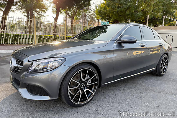 grey 2018 Mercedes c300