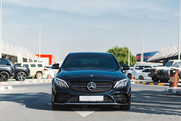 black 2021 Mercedes c300