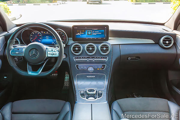 black 2021 Mercedes c300