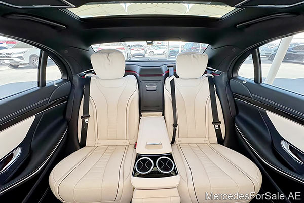 white 2018 Mercedes s560