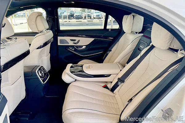 white 2018 Mercedes s560