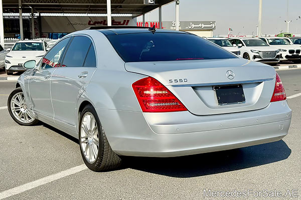 silver 2008 Mercedes s550