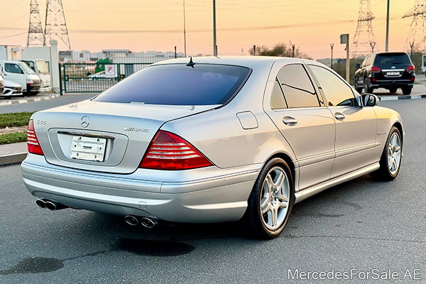 silver 2003 Mercedes s55