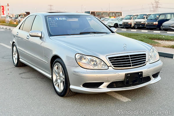 silver 2003 Mercedes s55