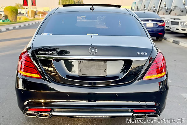 black 2017 Mercedes s63