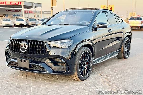 Image of a pre-owned 2022 black Mercedes-Benz Gle63 car