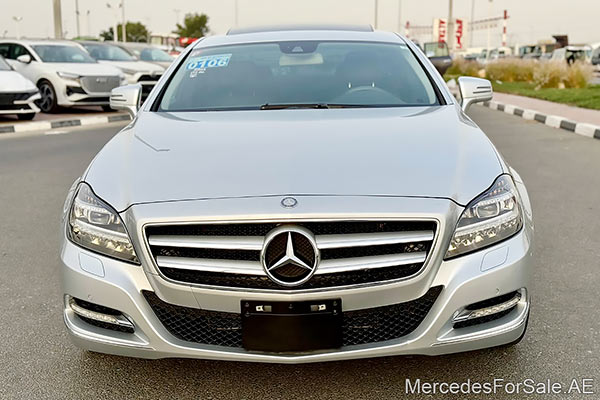 silver 2012 Mercedes cls350