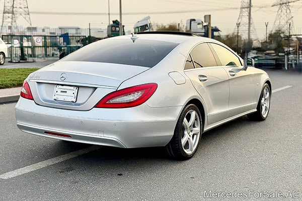 silver 2012 Mercedes cls350