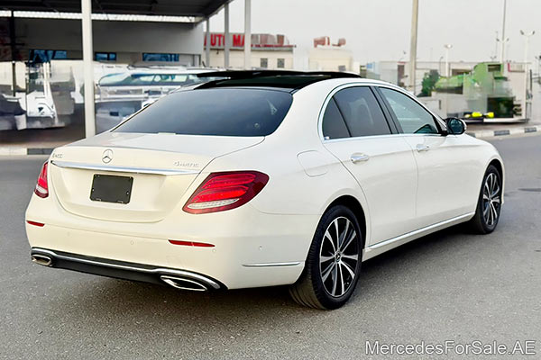 white 2019 Mercedes e450