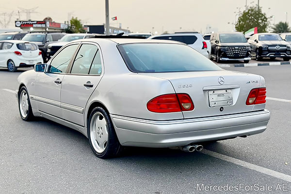 silver 1997 Mercedes e420