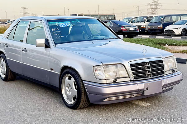 Image of a pre-owned 1994 silver Mercedes-Benz E420 car