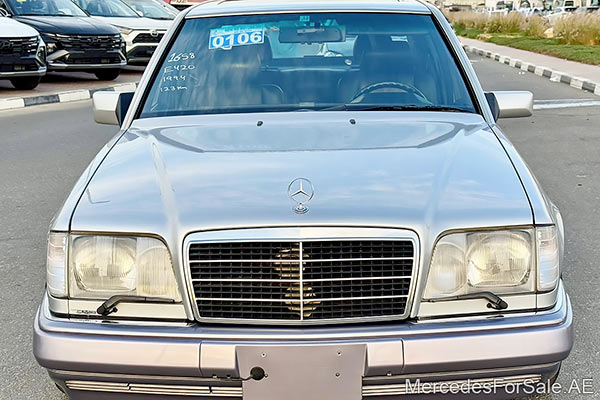 silver 1994 Mercedes e420